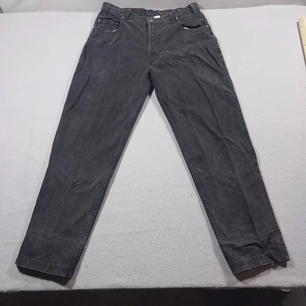 Vintage‎ Levi's 513 Loose Fit Jeans Men 40x34 Black Denim Made in USA 90s